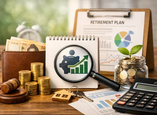 IRP 계좌 개설방법과 퇴직연금 세액공제 한도를 함께 설명하는 연금 준비 이미지