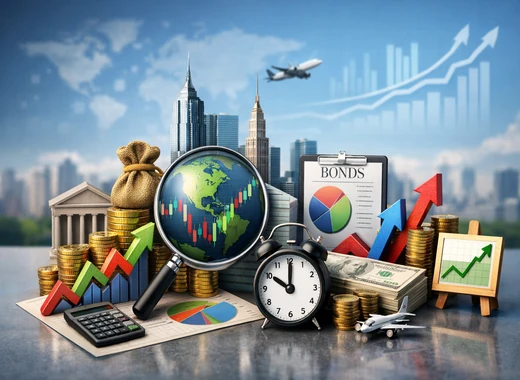 KODEX TDF2050 액티브의 자산배분과 수익률 분석을 보여주는 이미지